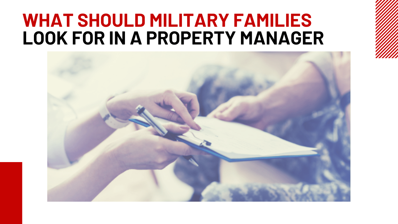 What Should Military Families Look for in a Norfolk Property Manager?